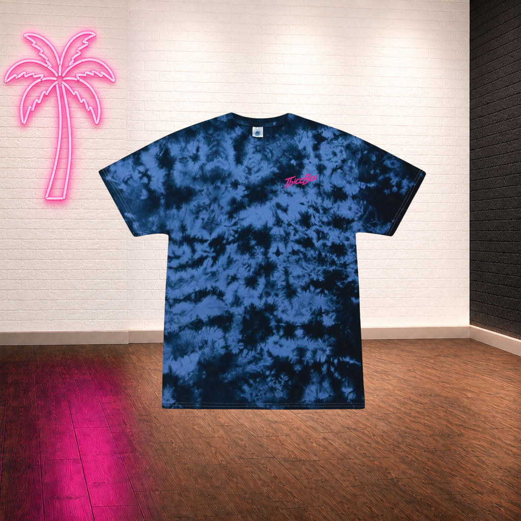 Blue Skull Work Hard Unisex T-shirt