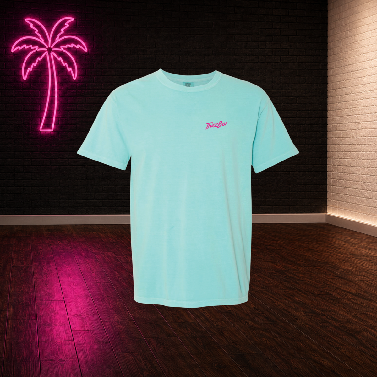 ThiccBoi Mint Work Hard Be Kind Unisex T-shirt