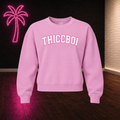 Woman's Rose Pink University Crewneck