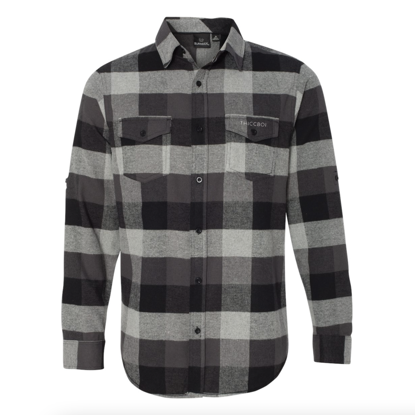 Black ThiccBoi Unisex Flannel