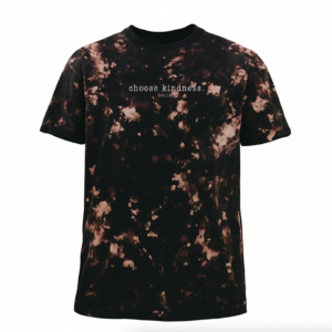 ThiccBoi Choose Kindness Charcoal Bleach Dyed T-Shirt