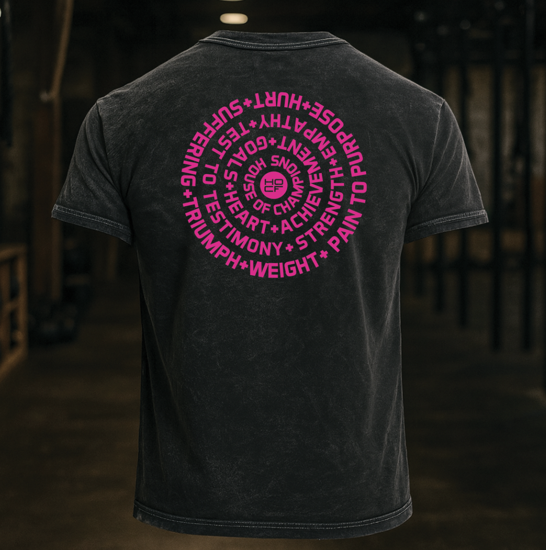 Russell Allmandinger House of Champions HOCF Unisex Mineral Wash T-shirt - Image 2