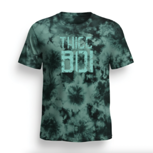 ThiccBoi Emerald Tie Dye Unisex Tshirt - EARNED