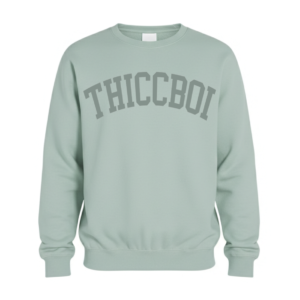 ThiccBoi Seafoam Crewneck Sweatshirt
