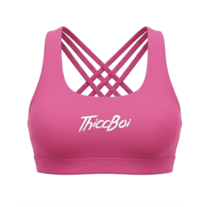 ThiccBoi Pink CrossBack Bra