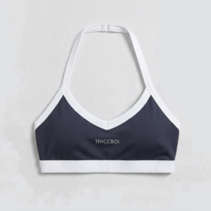 ThiccBoi Grey Contrast Sports Bra