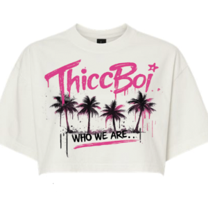 ThiccBoi Who We Are Drop Shoulder Crop *Earned