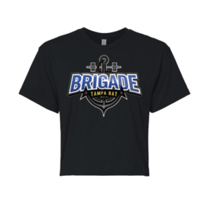 TampaBay Brigade Black Crop *PREORDER