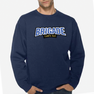 TampaBay Brigade Navy Crew Sweatshirt *PREORDER