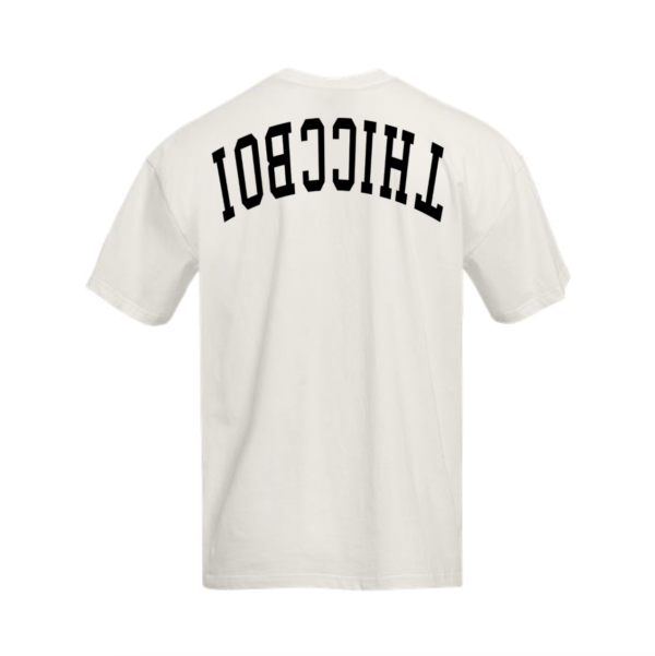 Bone Upsidedown ThiccBoi Oversized Tee
