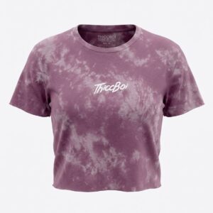 Purple Tie Dye Crop *LAST CHANCE