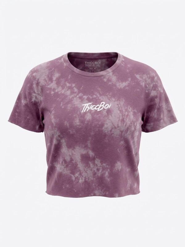 Purple Tie Dye Crop *LAST CHANCE